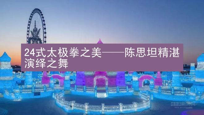 24式太极拳之美——陈思坦精湛演绎之舞