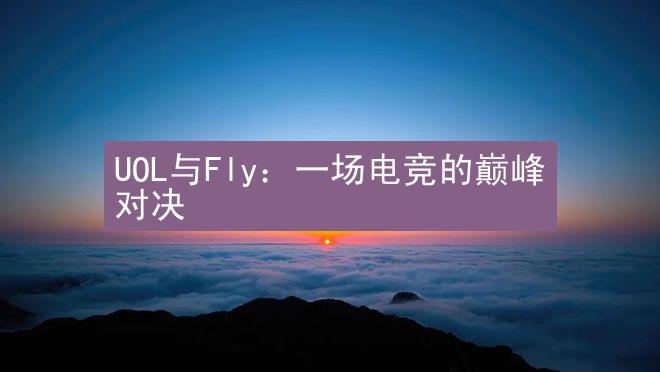 UOL与Fly：一场电竞的巅峰对决